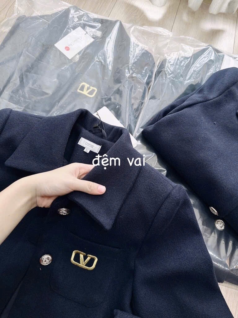 ÁO DẠ CD 2 LỚP CÚC ĐỒNG NỮ THU ĐÔNG