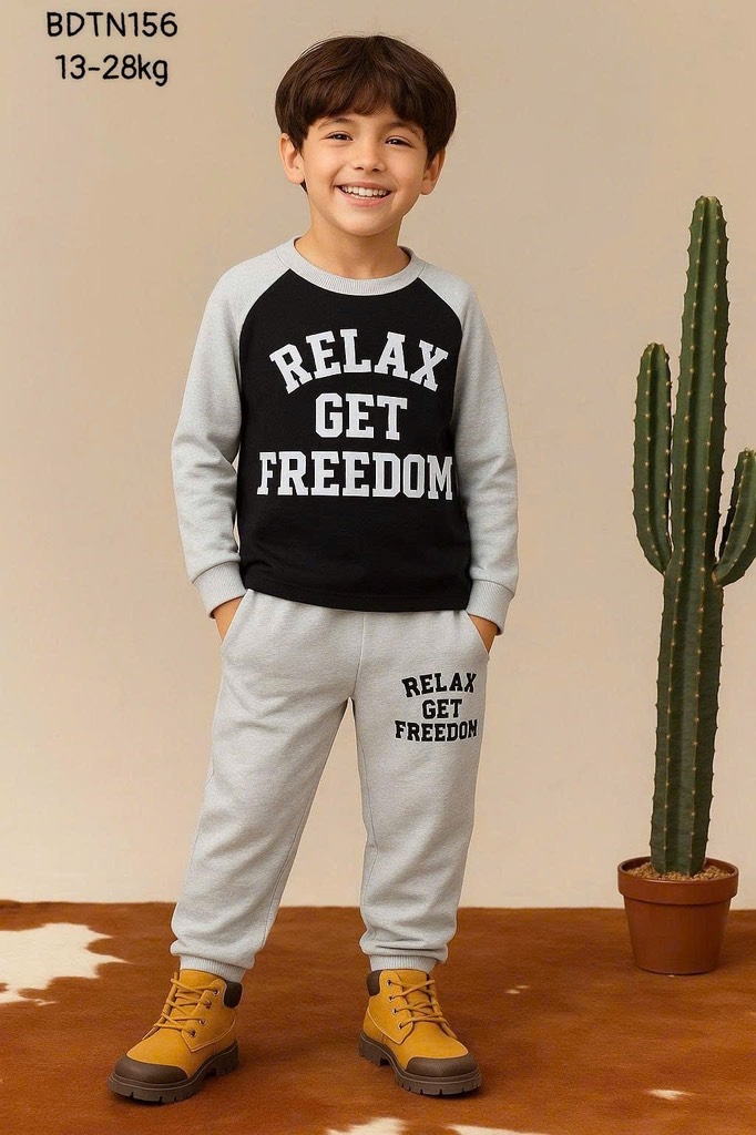 BỘ DÀI THUN COTTON NHÍ BÉ TRAI ĐẠI