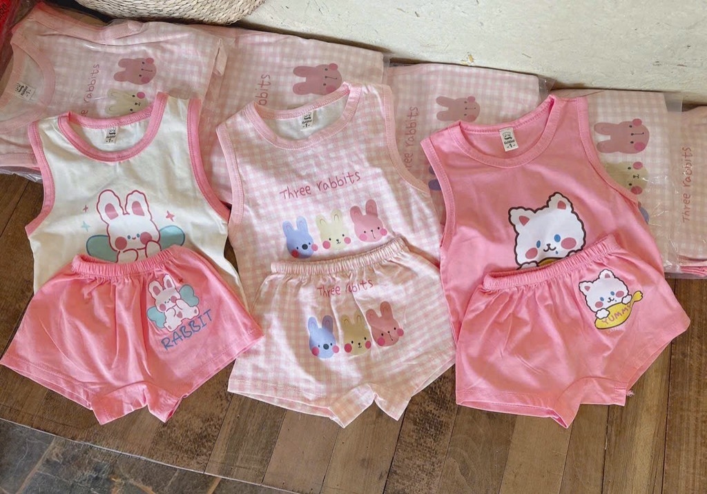 SET 3 BỘ BA LỖ THỎ YUMMY BÉ GÁI