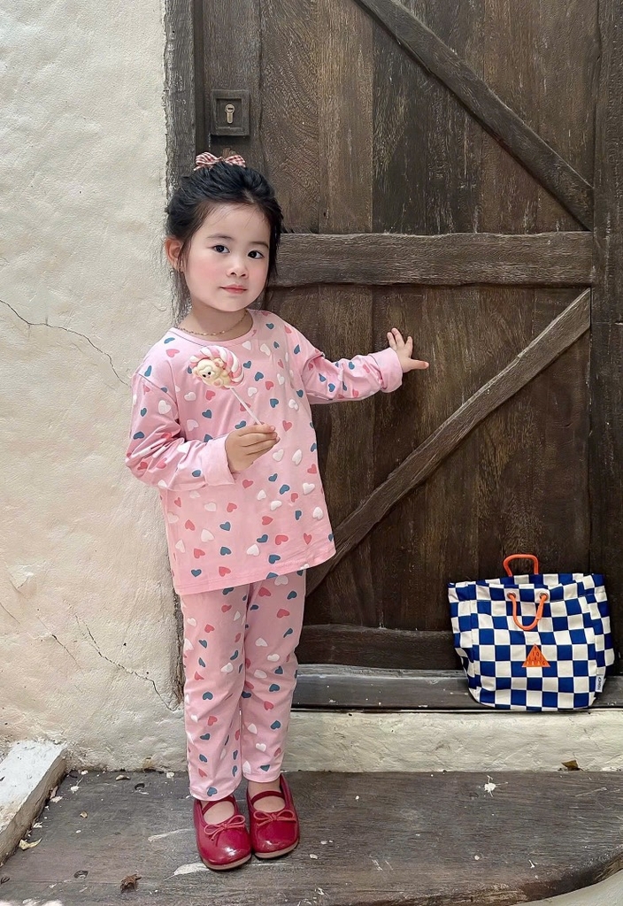 SET 2 BỘ LABUBU HỒNG TRẮNG BÉ GÁI