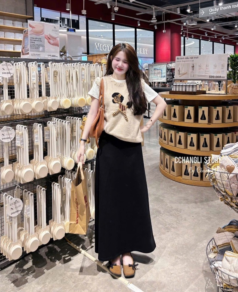 BÁN SET + LẺ ÁO LEN ÁO PHÔNG CVAY ĐÍNH NGỰA QC NỮ THU ĐÔNG