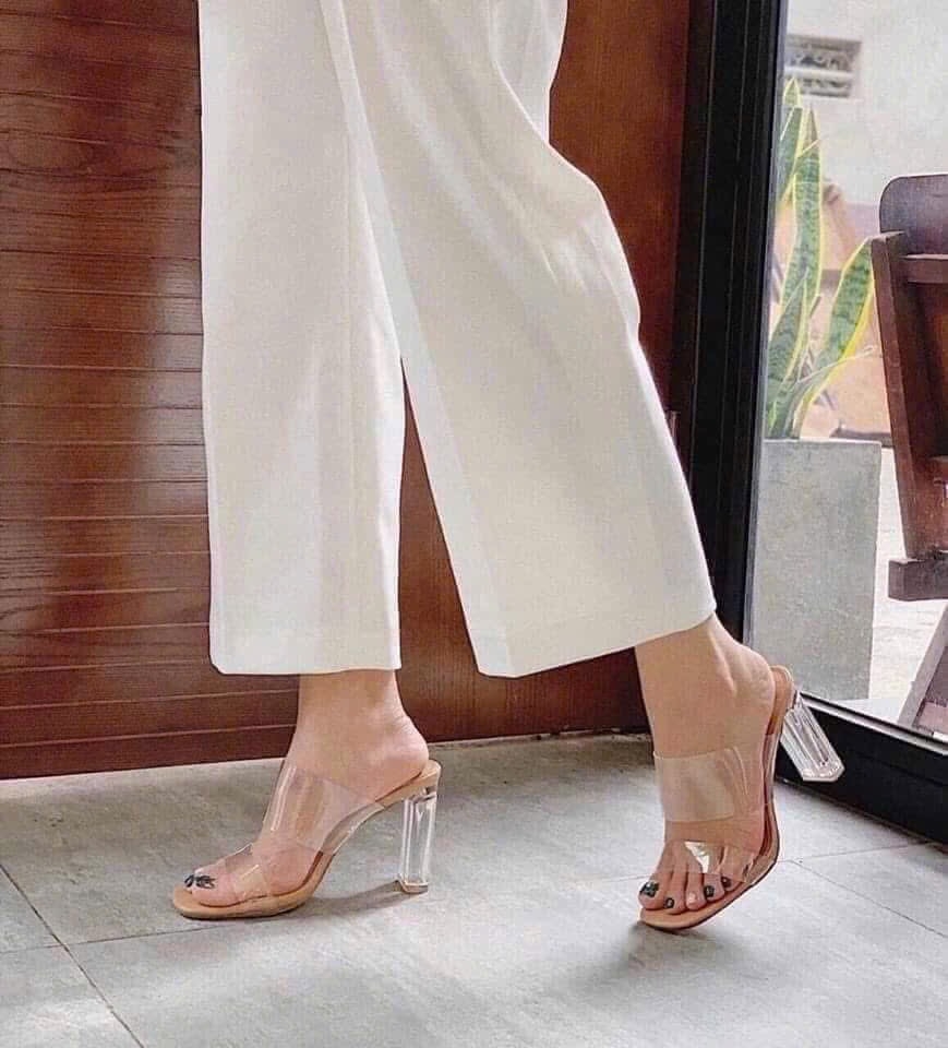 GIÀY DÉP - GUỐC QUAI TRONG ĐẾ 8CM NỮ