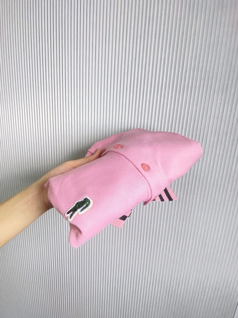 ÁO POLO CÁ XẤU HỒNG CỔ VIỀN NỮ SẴN