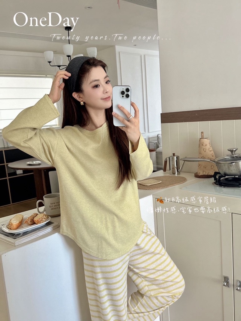 SET BỘ NGỦ QUẦN KẺ 4 MÀU QC NỮ