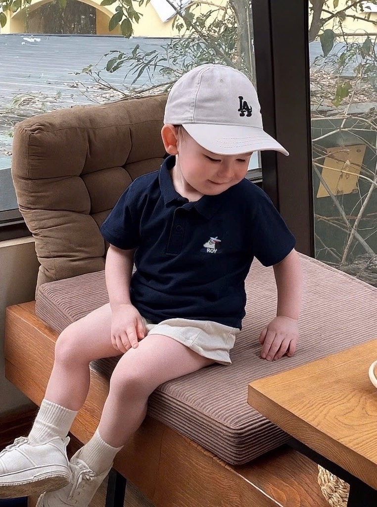 SET 3 ÁO POLO CỔ ĐỨC TRẮNG NÂU ĐEN BÉ TRAI SẴN (sale 97k)