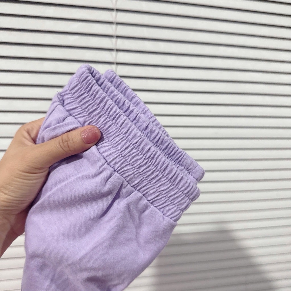 SET BỘ COTTON TÍM HELL YEAH NỮ