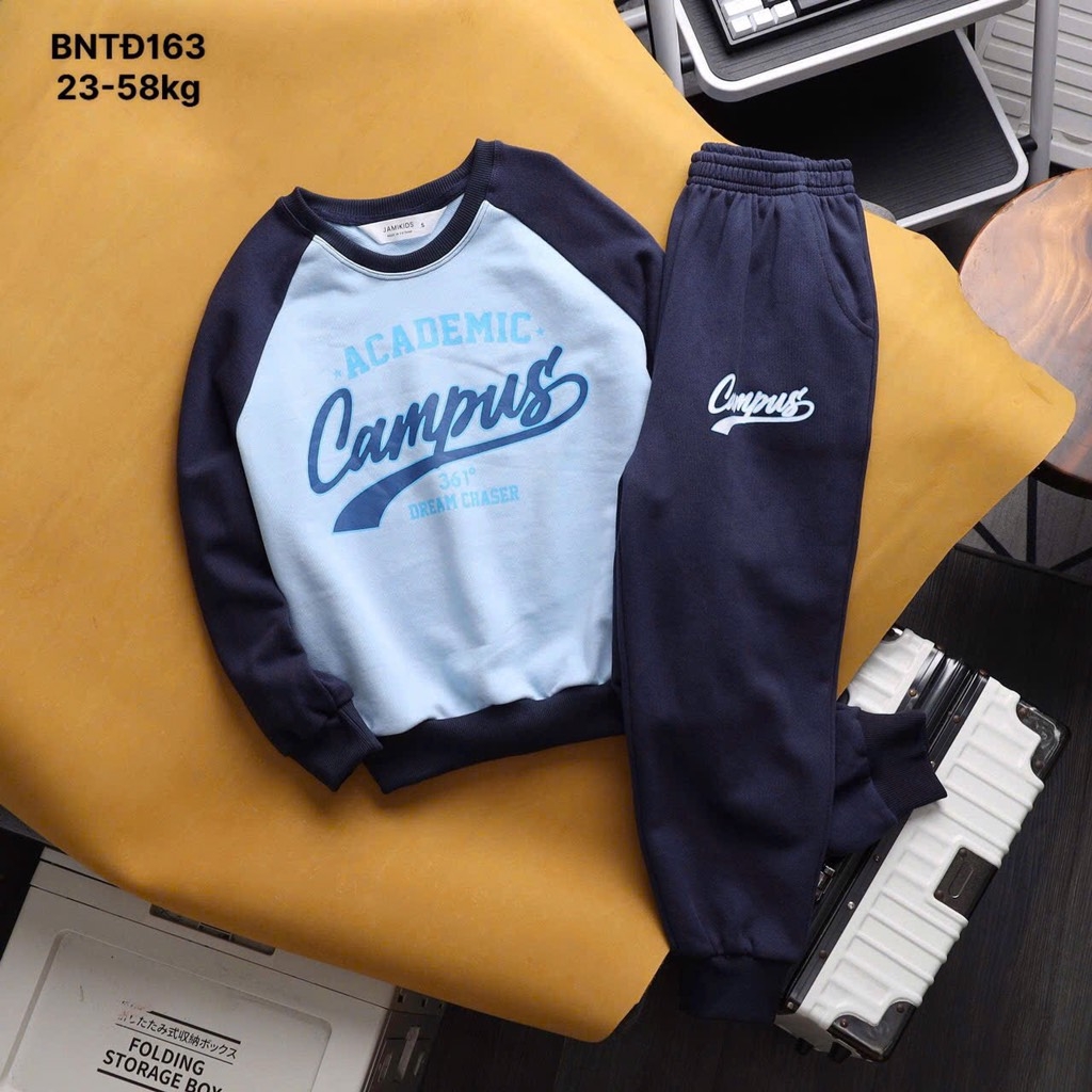 SIÊU PHẨM BỘ NỈ DA CÁ XUẤT BÉ TRAI – SIZE ĐẠI