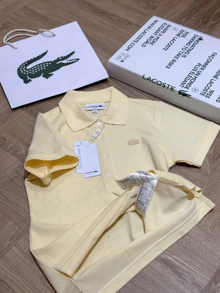 ÁO POLO LACCOS VÀNG NỮ
