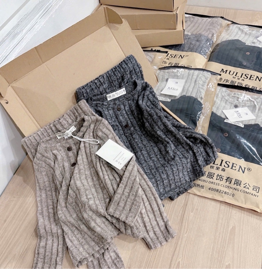 SET 2 BỘ TĂM ĐŨA LÔNG BÉ GÁI BÉ TRAI