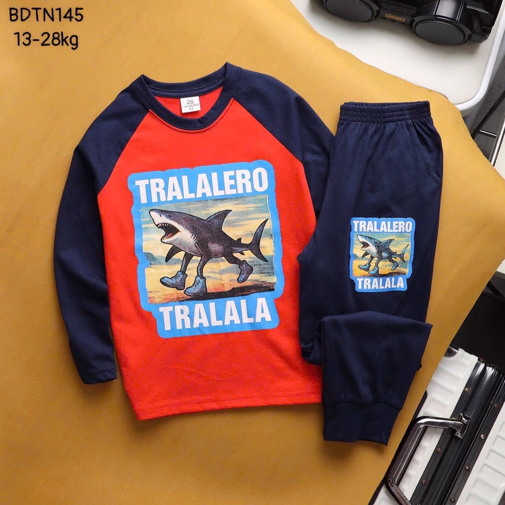 SET BỘ DÀI TAY HOẠT HÌNH BÉ TRAI SIZE ĐẠI