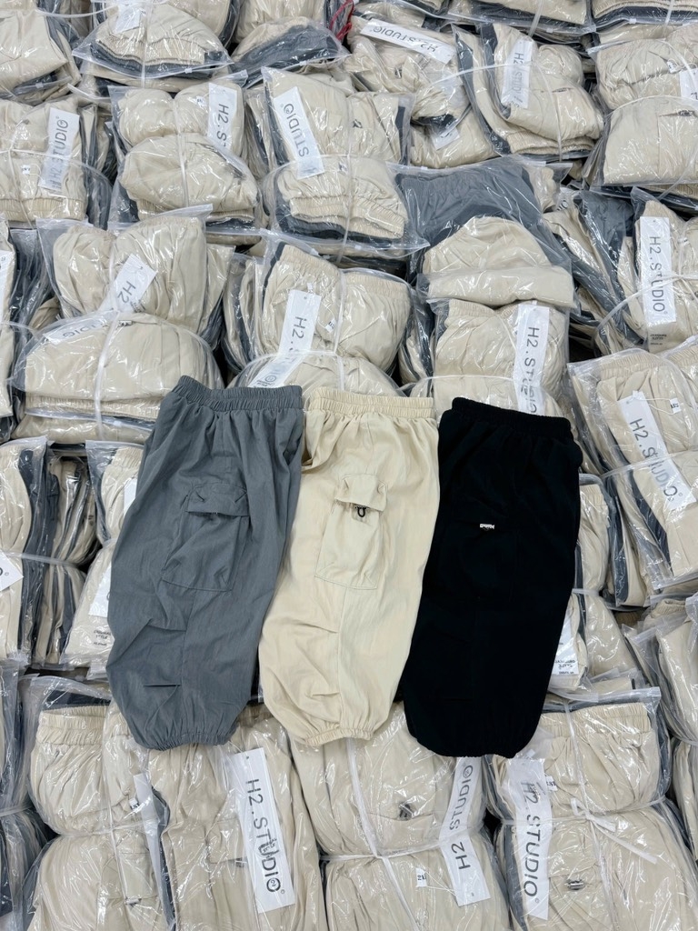 SET 3 QUẦN DÀI GIÓ TÚI HỘP ĐEN BE XÁM BÉ TRAI SẴN