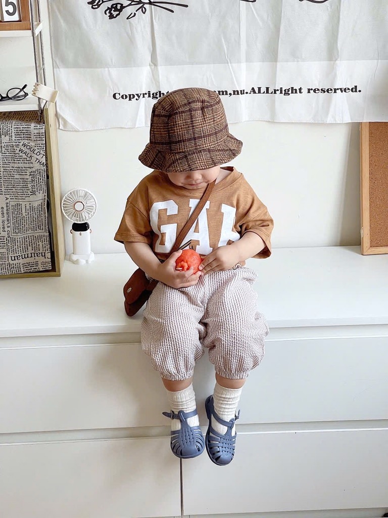 SET 3 ÁO GAP TONE MÀU XÁM RÊU NÂU BÉ TRAI SẴN( xả 69k)