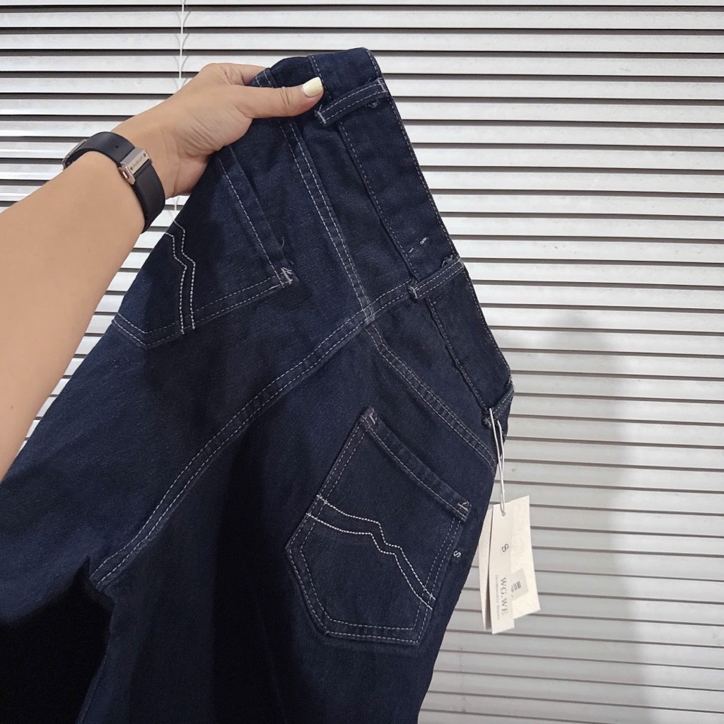 QUẦN BÒ NỮ SUÔNG XANH ĐẬM SẴN(sale 99k)