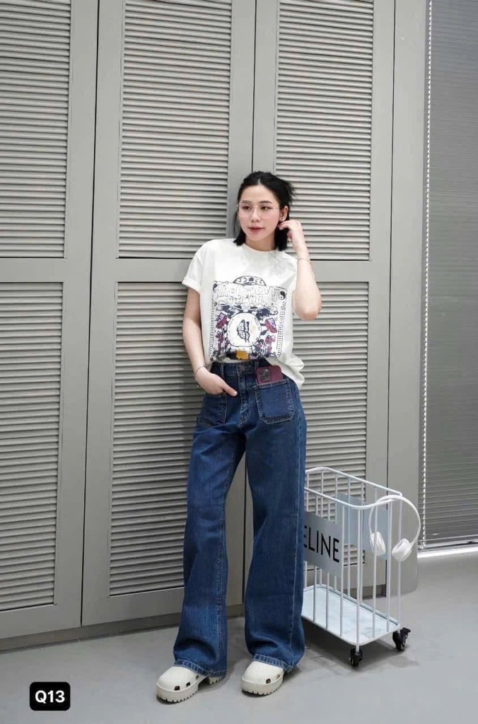 QUẦN JEAN NỮ TUỒN SIÊU CẤP MÀU XANH SẴN (SALE 151k)