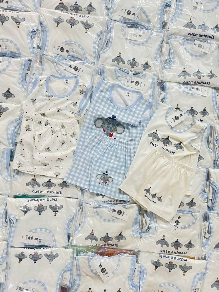 SET 3 BỘ ANIMALS BÉ TRAI BÉ GÁI SẴN ( SALE 99k)