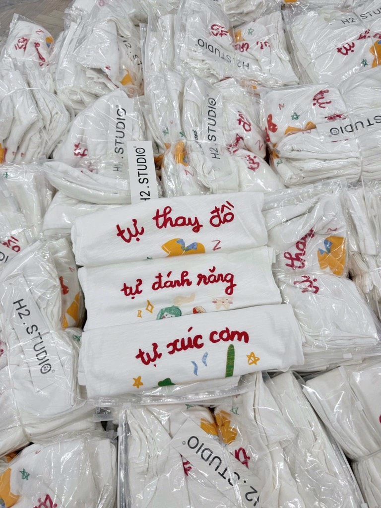 SET 3 ÁO PHÔNG TỰ XÚC CƠM - TỰ ĐÁNH RĂNG - TỰ THAY ĐỒ BÉ TRAI BÉ GÁI