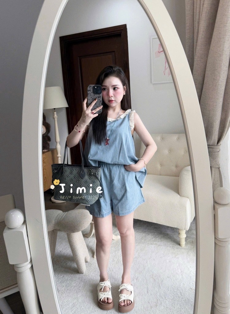SET BÒ GIẤY 2S VIỀN REN BÈO NỮ SẴN