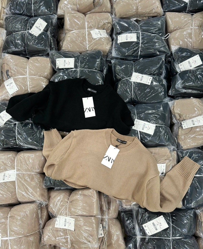 ÁO LEN NỮ ZR CỔ TRÒN TÚI 2 BÊN THU ĐÔNG SẴN (SALE 150k)