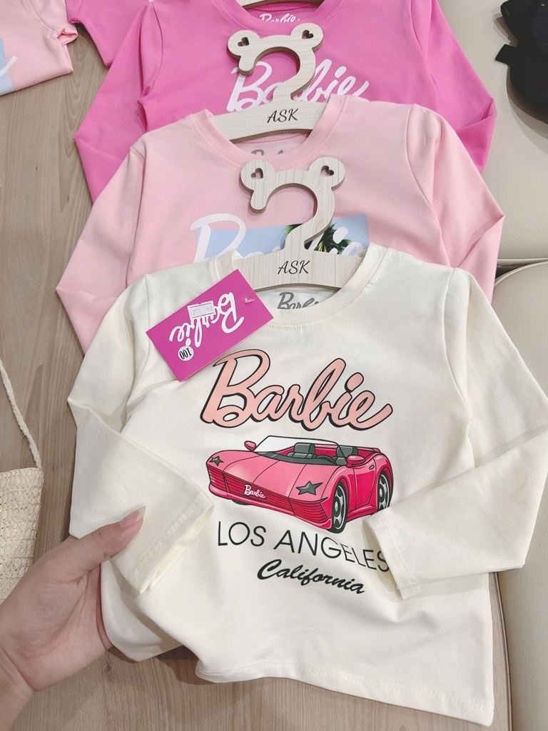 SET 3 ÁO DÀI TAY BARBIE BÉ GÁI