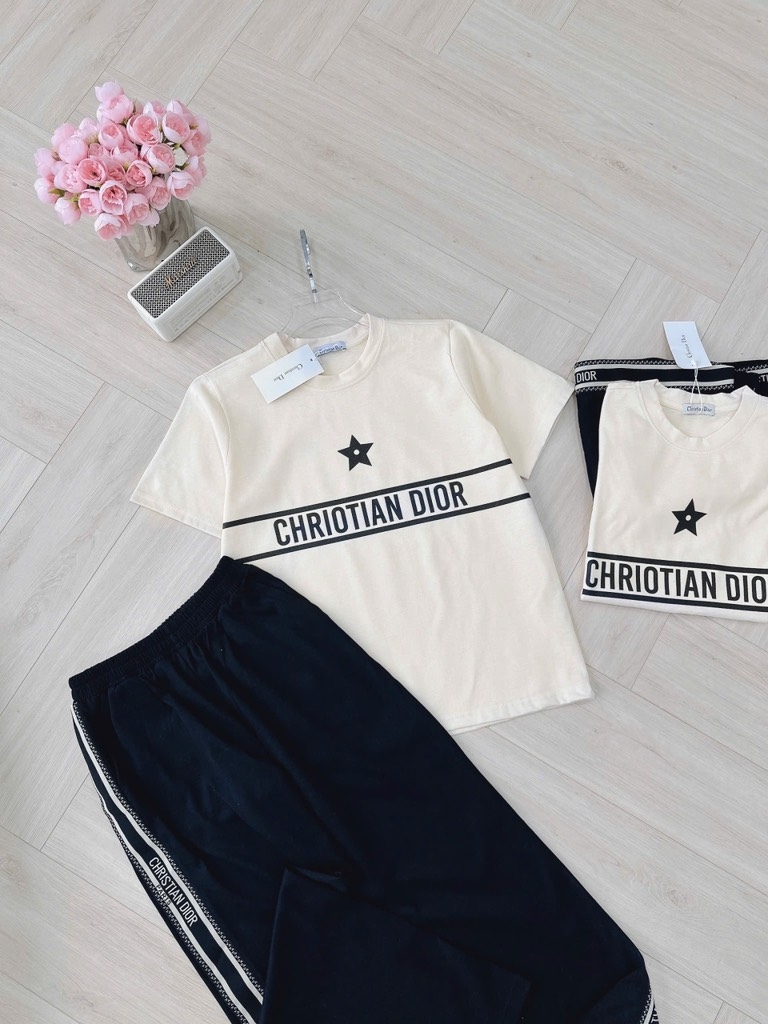 SET DIOR PHỐI DÂY SỌC QUẦN NỮ SẴN (XẢ 99k)