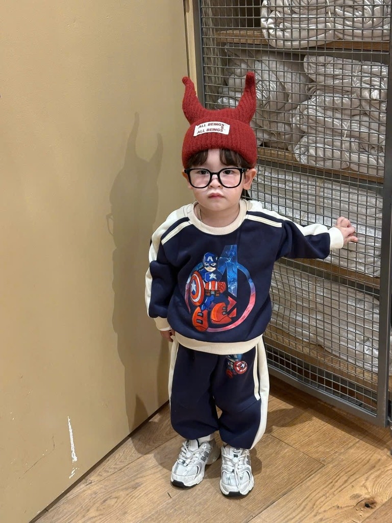 SET BỘ DÀI NỈ SIÊU NHÂN MARVAL 2 MÀU PHỐI BÉ TRAI