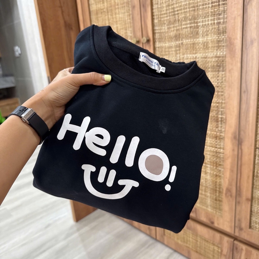 SET DÀI NỈ DƯ XỊN HELLO ĐEN NỮ THU ĐÔNG