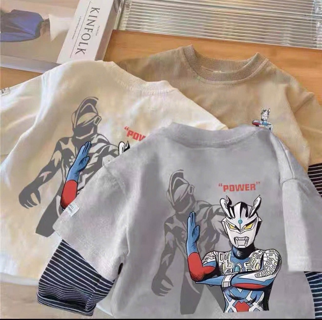 COMBO 3 ÁO SIÊU NHÂN GAO ZERO DÀI TAY BÉ TRAI