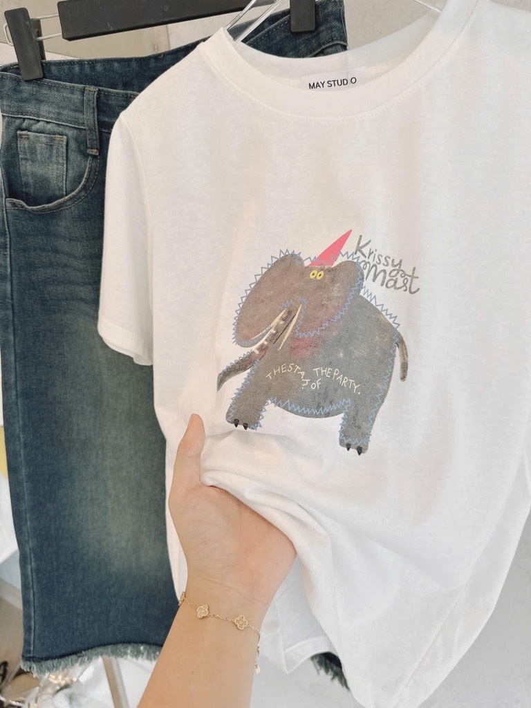 SET NGỐ JEANS NỮ CHÂN RUA MIX PHÔNG GIẤY VOI SẴN