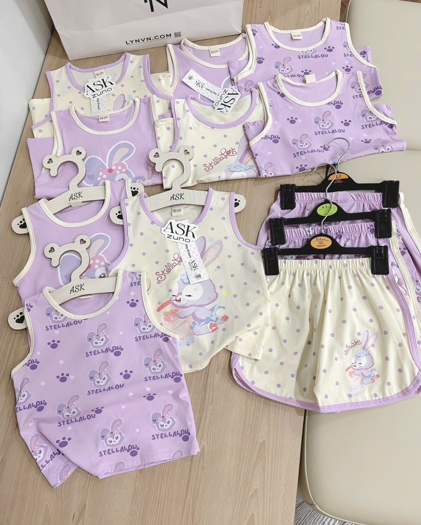 SET 3 BỘ TÍM STELLA LU BÉ GÁI ( xả 99k)