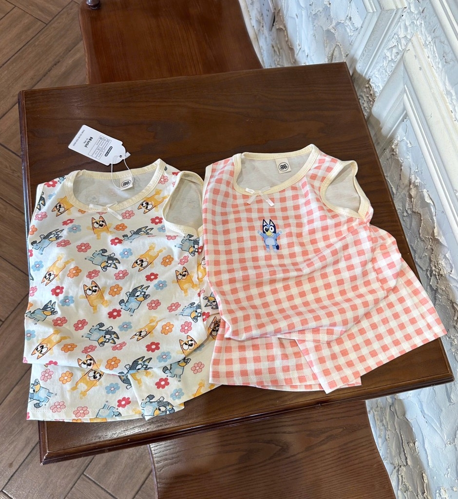 SET 2 BỘ BLUEY BA LỖ CHO BÉ GÁI SẴN