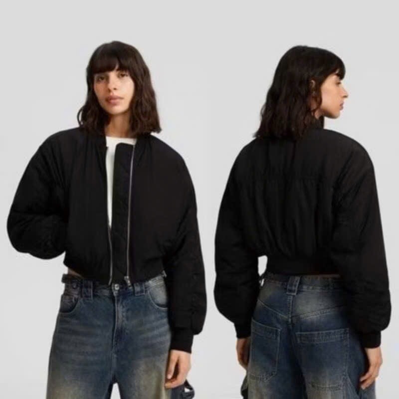 ÁO KHOÁC PHAO BOMBER BERSHKA DƯ XỊN NỮ THU ĐÔNG