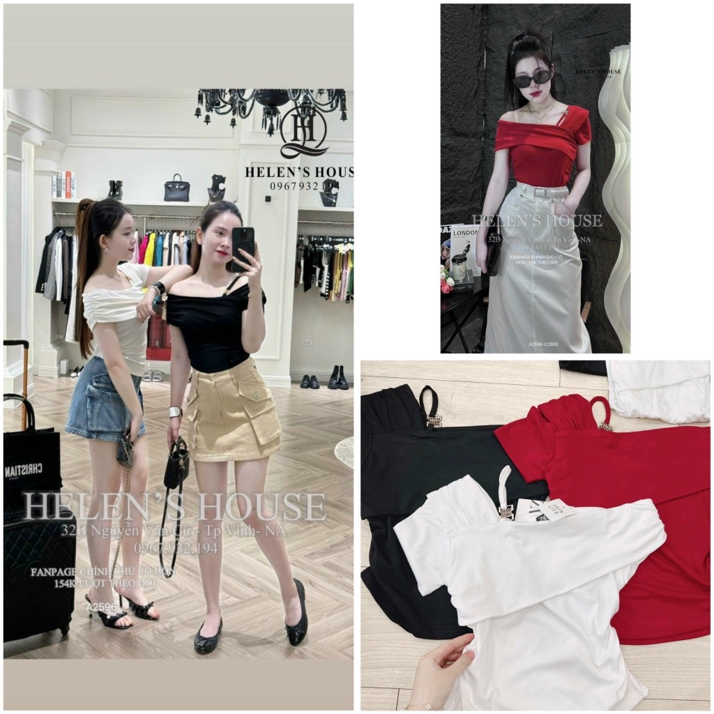 ÁO DÍP LEN NỮ VẠT VAI KÈM TAG MIU MIU THU ĐÔNG SẴN(XẢ 55 k)