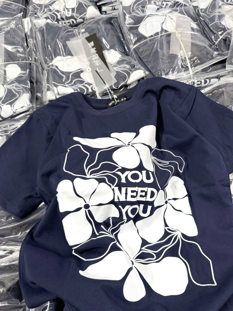 ÁO PHÔNG HOA YOU NEED YOU CỘC TAY NỮ