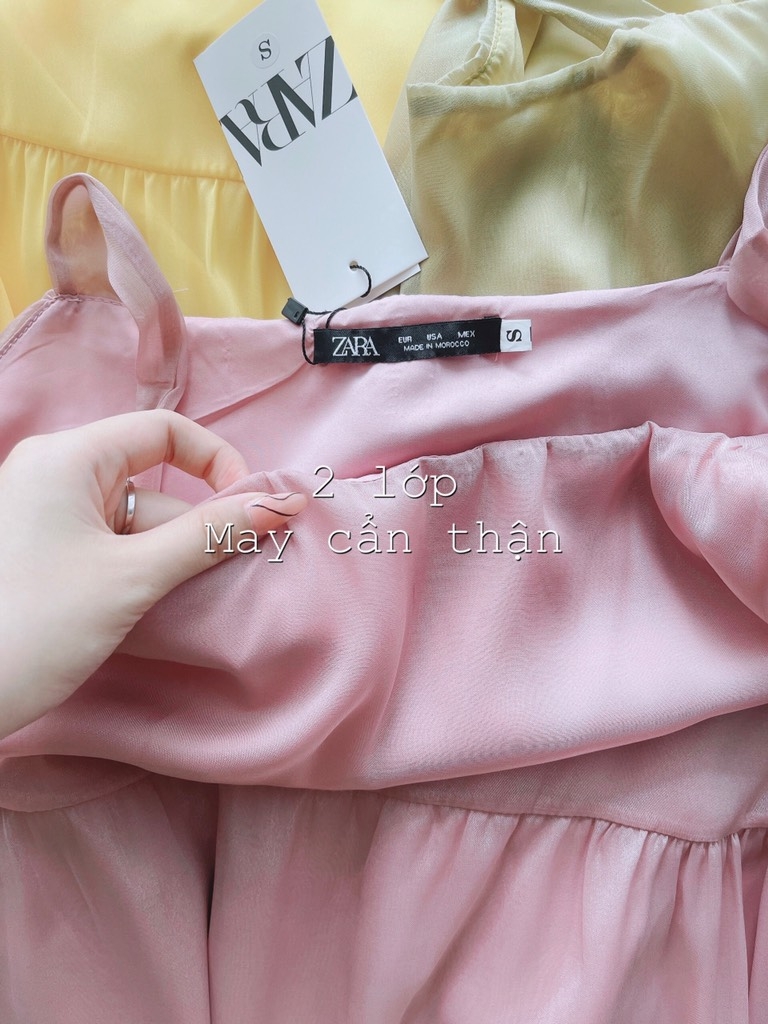 VÁY TƠ LI NGANG 3 TẦNG 2 LỚP