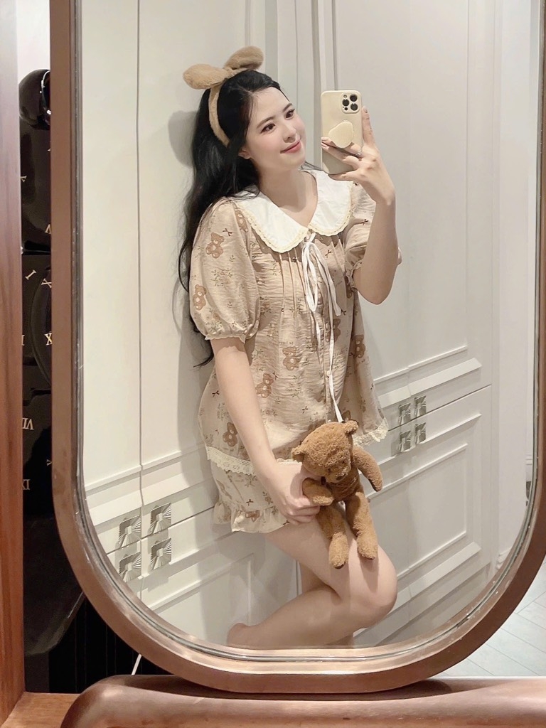 SET BÈO GẤU MẶC NHÀ NỮ SẴN(SALE 107k)