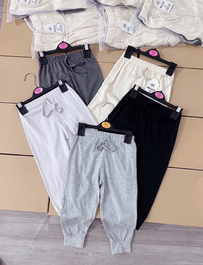 SET 5 QUẦN COTTON TONE GHI SÁNG CHO BÉ TRAI