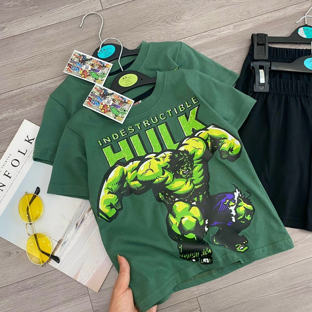 BỘ SIÊU ANH HÙNG HULK BÉ TRAI - Xả50k