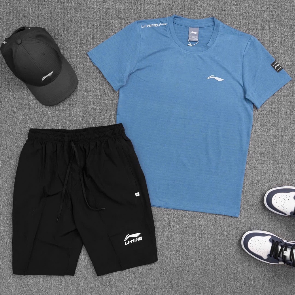 SET BỘ NAM CỔ TRÒN LI- NING SẴN