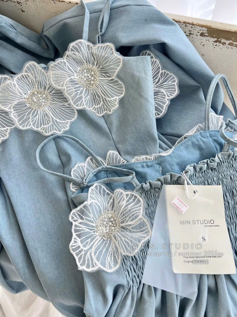 SET BỘ 2 DÂY ĐÍNH HOA NỮ