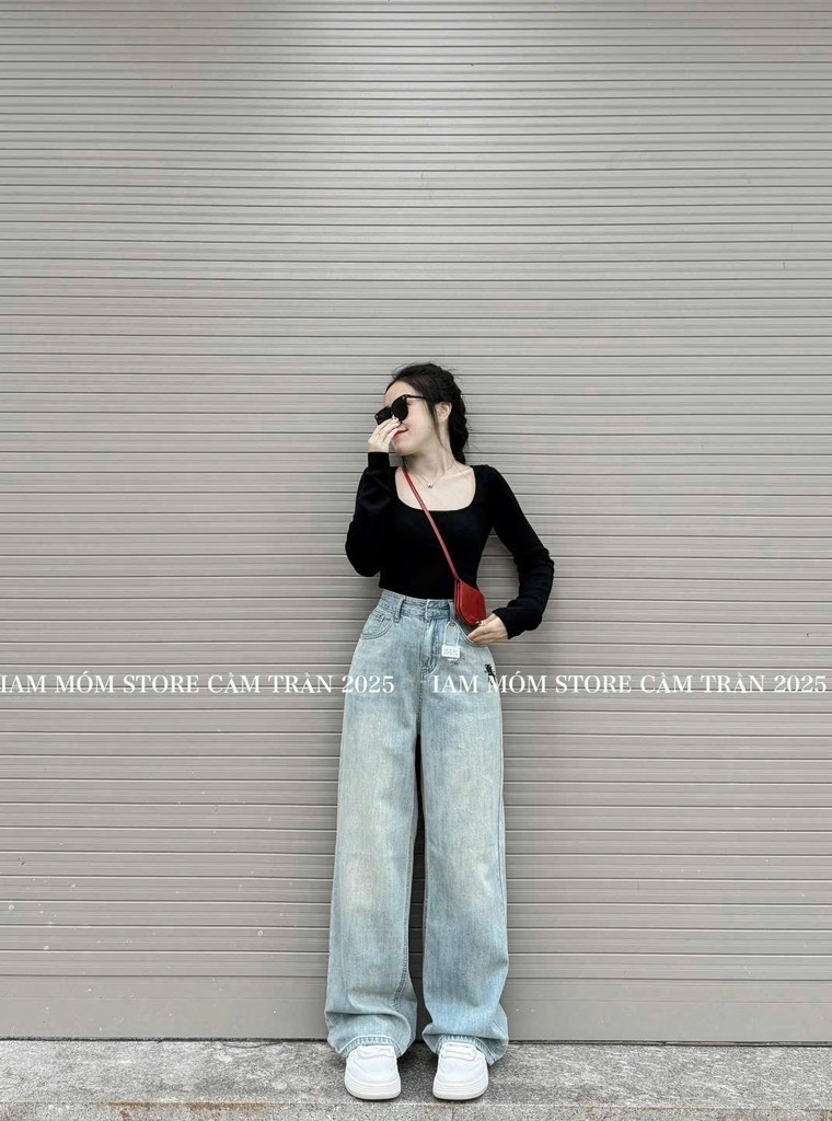 QUẦN JEAN NỮ SUÔNG IN GẤU L.V SẴN (SALE 90k)