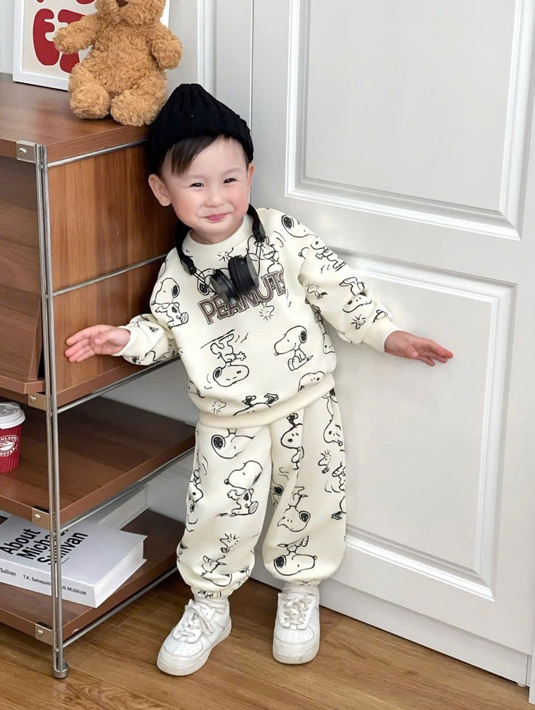SET DÀI HAI DA CHÚ CHÓ PEANUTS BÉ TRAI