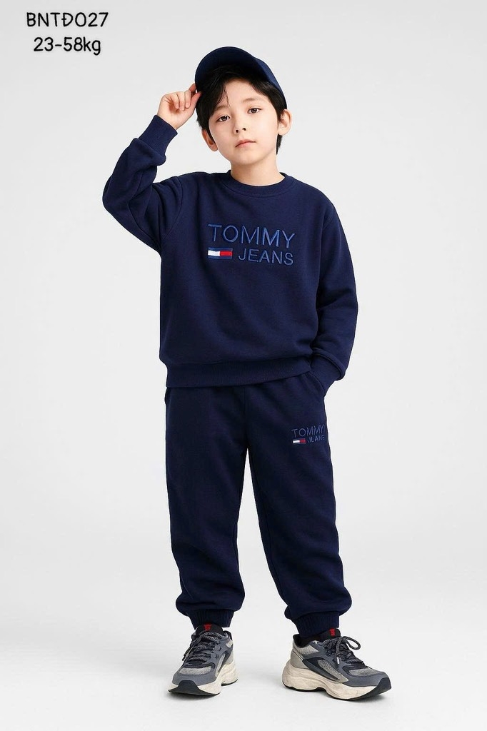 BỘ DÀI NỈ TOMY POLO SIZE ĐẠI BÉ TRAI