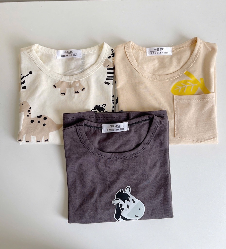 SET 3 ÁO NGỰA VẰN CHO BÉ TRAI SẴN