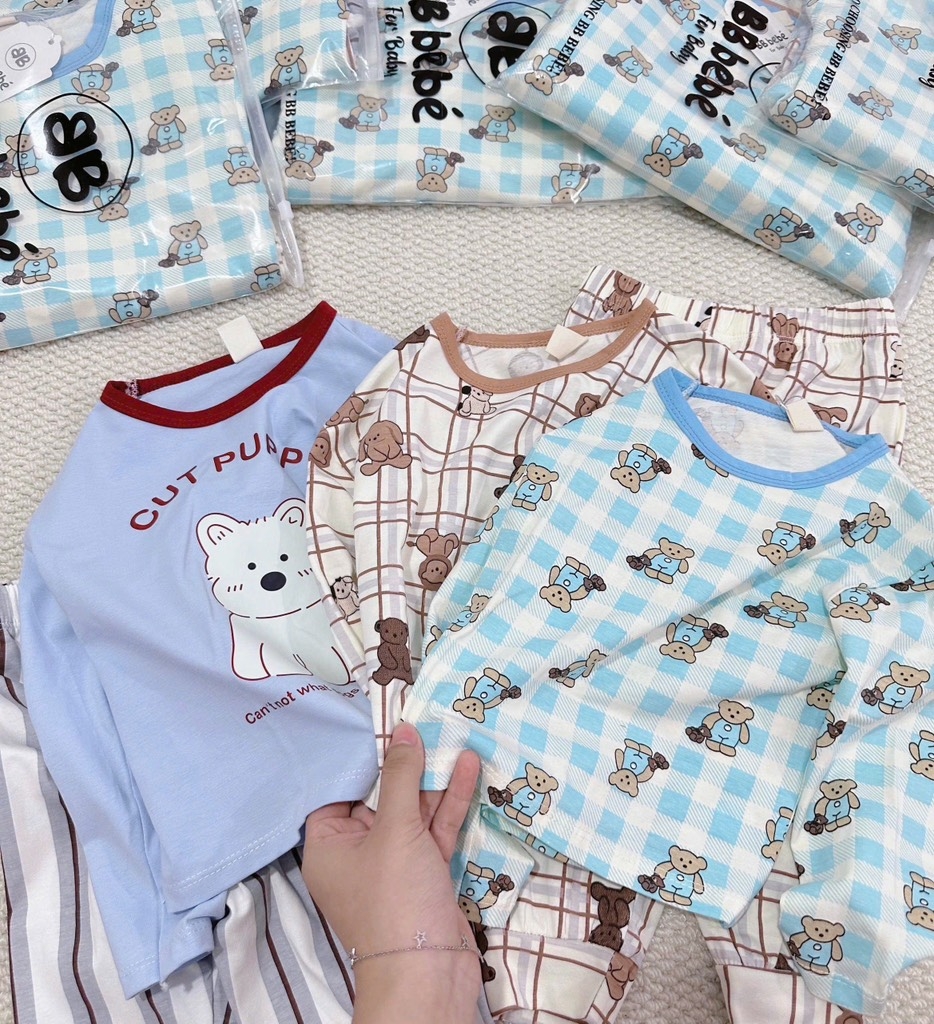 SET 3 BỘ DÀI GẤU HÀN BÉ TRAI HÀN QUỐC SẴN