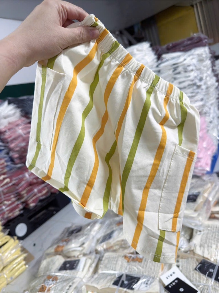 SET CỘC ÁO IN HỔ QUẦN SỌC KẺ BÉ TRAI(SALE 65k)
