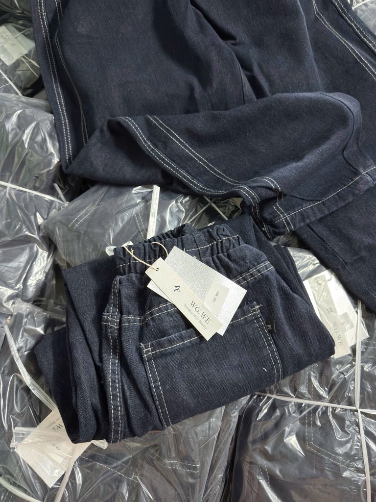 QUẦN BÒ NỮ CHUN BAGGY SẴN