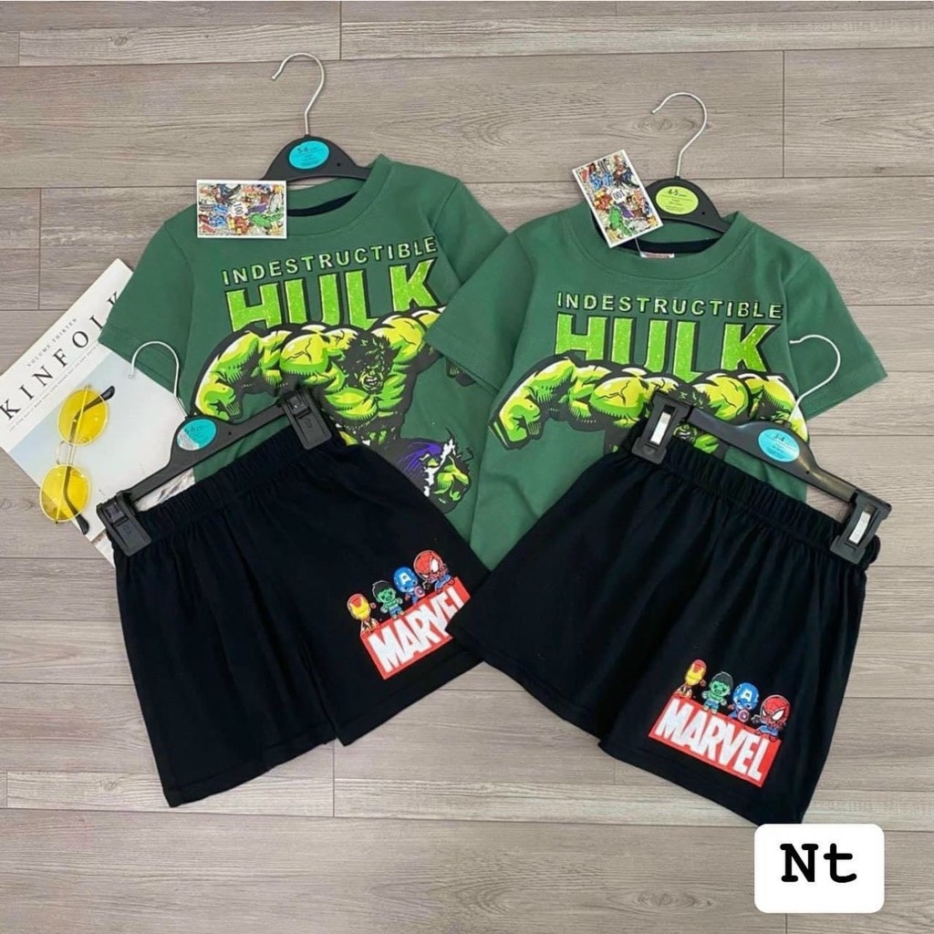 BỘ SIÊU ANH HÙNG HULK BÉ TRAI - Xả50k