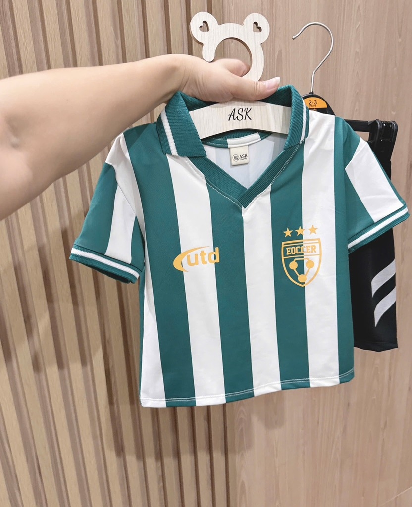 SET 2 BỘ THỂ THAO XANH TRẮNG SỌC KẺ BÉ TRAI SẴN(XẢ 75k)