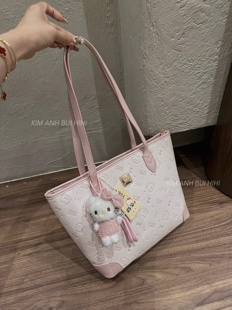 TÚI XÁCH - TÚI HELLO KITTY HỒNG XANH NỮ