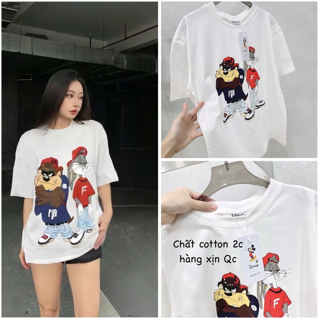 ÁO CT THỎ SÓI PHOM RỘNG NAM NỮ SẴN (SALE 59k)